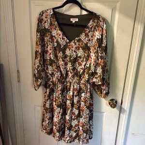 Floral V-Neck Dress